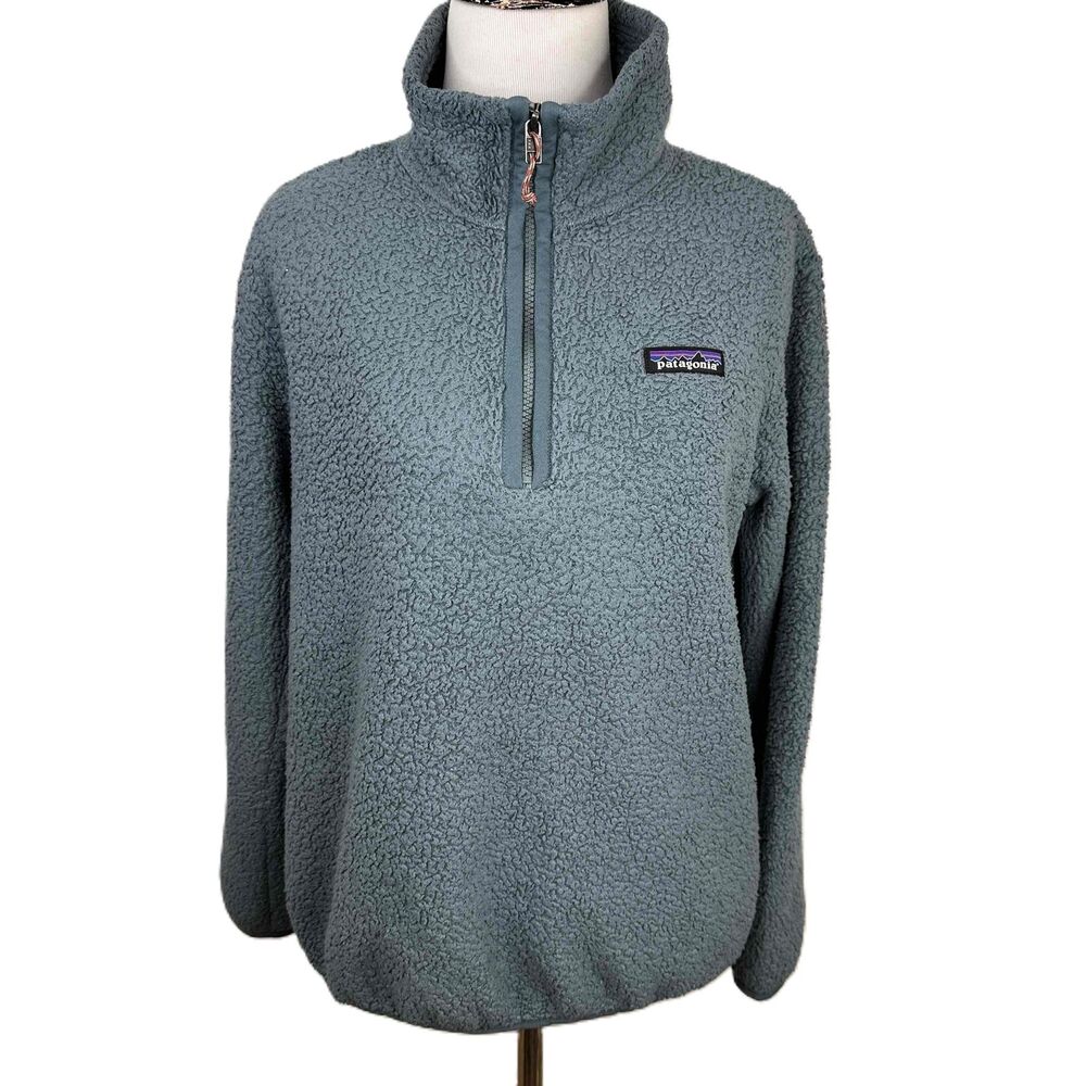 Patagonia Blue Women's Los Gatos Fleece Pullover Jacket 1/4 Zip Size XS